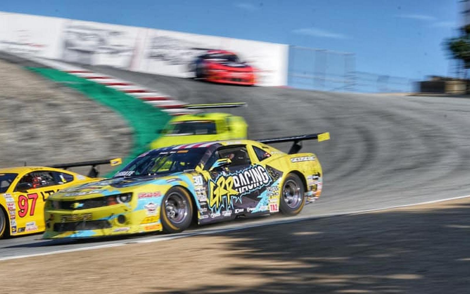 Abbate Conquers Engine Issue and Races to the Checkered Flag